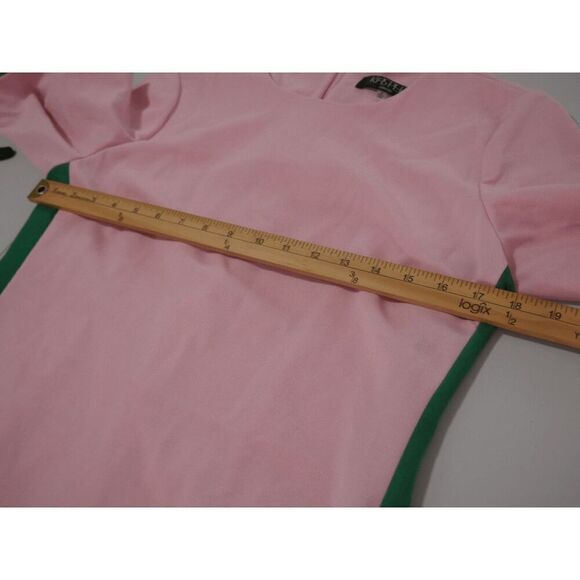 Kasper Women's Crepe Colorblock Short Sleeve Sheath Dress M - Picture 6 of 9